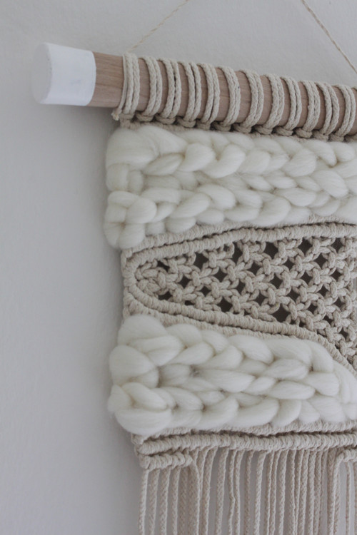 Boho-Macramé závěsná dekorace — foto 6