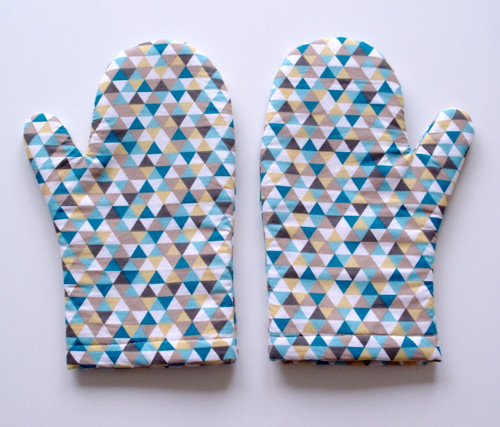 Chňapky MOSAIC BEIGE-BLUE — foto 2