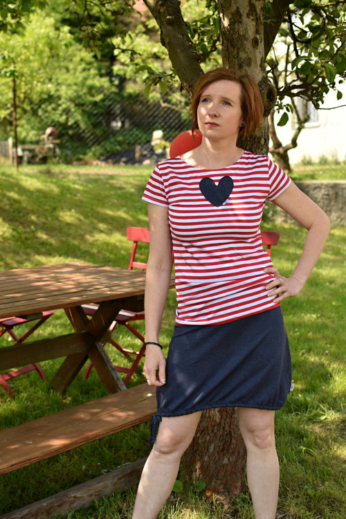 Modravá sukénka, vel. S — foto 2