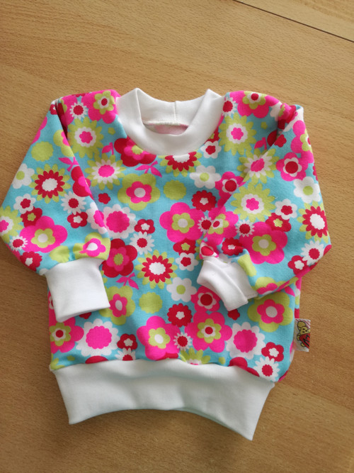 Kojenecká mikina květy — foto 2