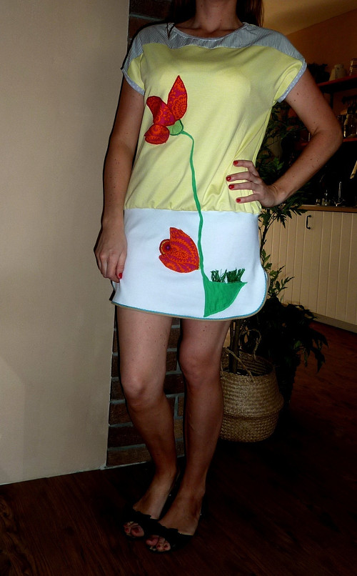 Adeline - oversize šaty — foto 3