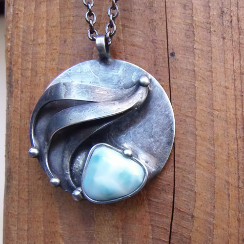 Spojení s andělem (larimar) — foto 2