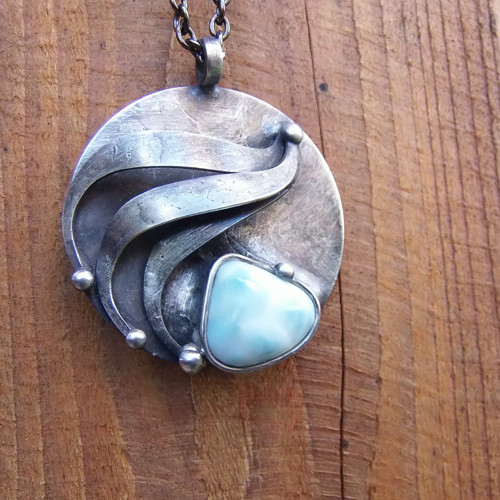 Spojení s andělem (larimar) — foto 3