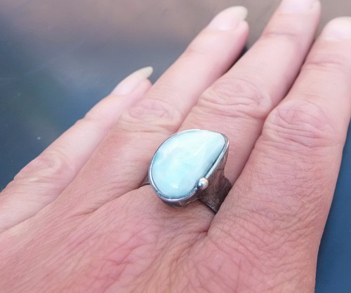 Mořská pěna (larimar) — foto 3