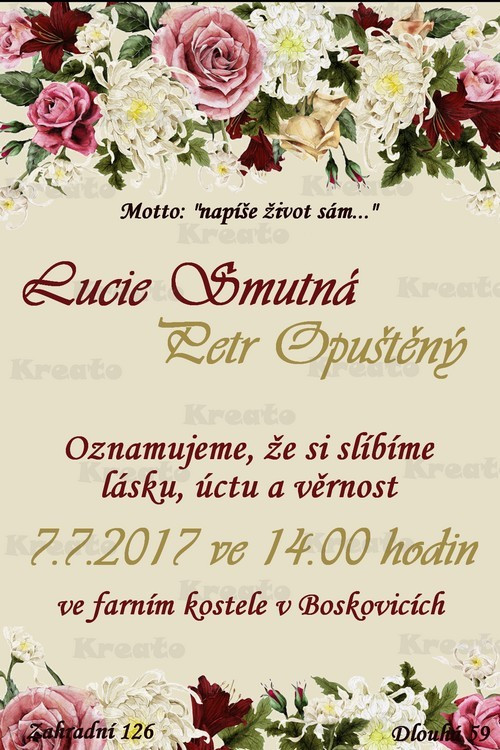 Svatební oznámení No.15 — foto 2
