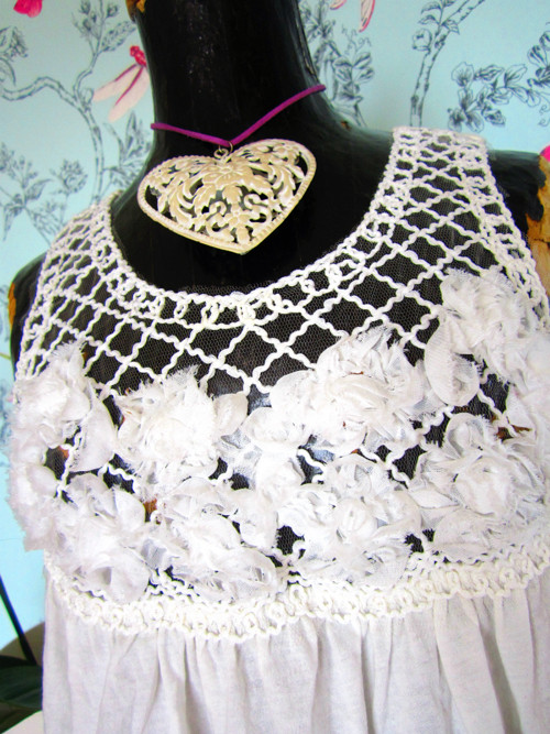 Boho top nádherně zdobený — foto 2