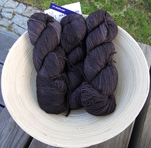 Sock - Eggplant, 402m/100g (sw merino) — foto 3