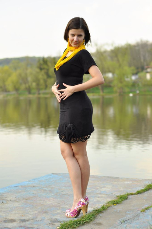 Špagetový náhrdelník - žlutý — foto 4