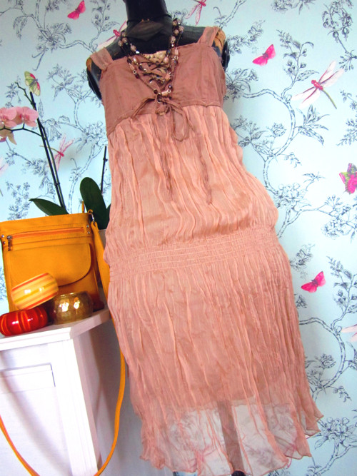 Šatečky éterické hedvábné camel — foto 2