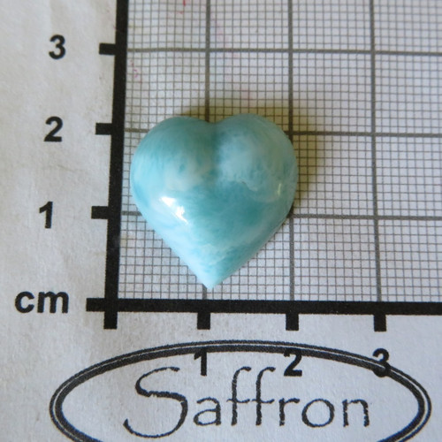 Larimar, kabošonek srdíčko č.1 — foto 3