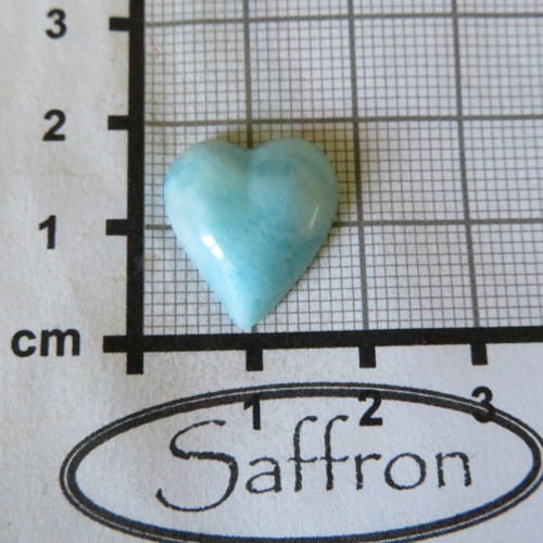 Larimar, kabošonek srdíčko č.4 — foto 3