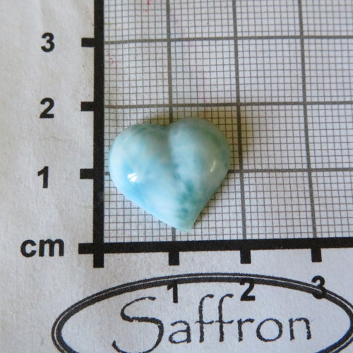 Larimar, kabošonek srdíčko č.5 — foto 4