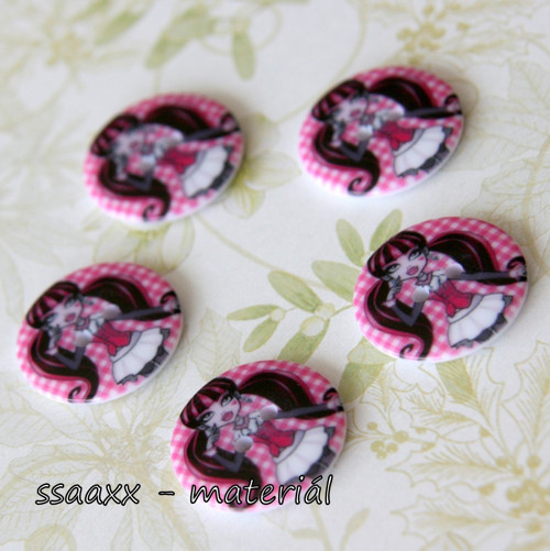 Plastový knoflík ~ 23 mm ~ 2 ks — foto 2