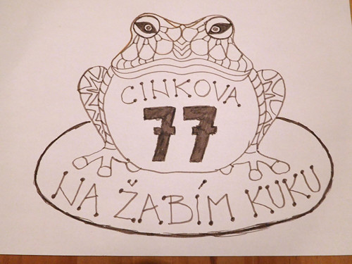 Keramická cedulka - na obj. - žabička — foto 2