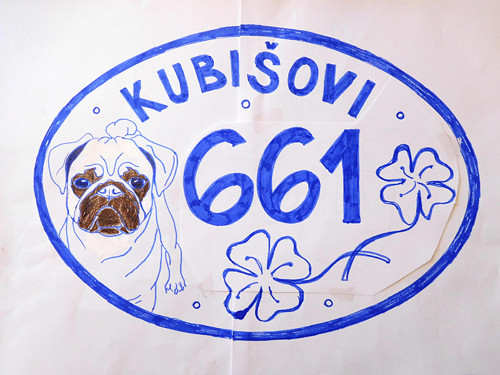 Keramická cedulka - na obj. - MOPS — foto 2