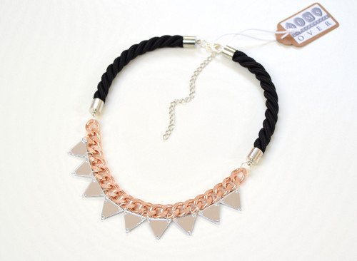 Náhrdelník Black Rose Gold Mirror — foto 2