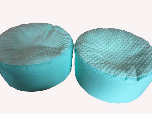 Velký puff sedák mintový 60 cm — foto 3