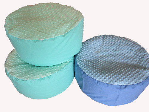Velký puff sedák mintový 60 cm — foto 4