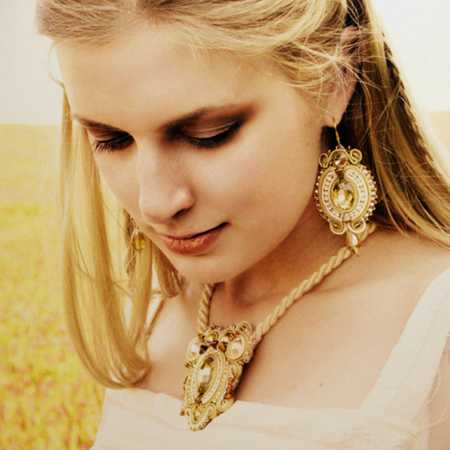 Golden Topaz - sutaškové náušnice — foto 4