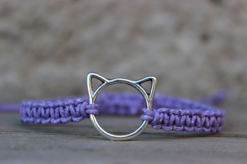 Jsi Kočka..! ;) Náramek macramé — foto 2