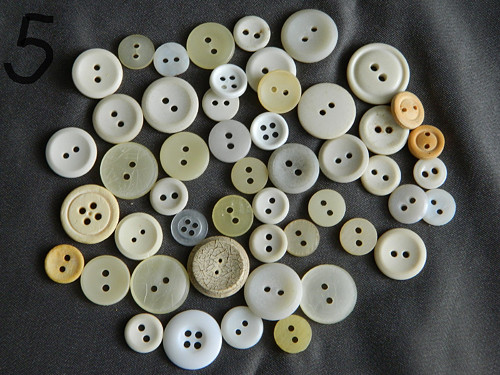 Knoflíky bílé — foto 5