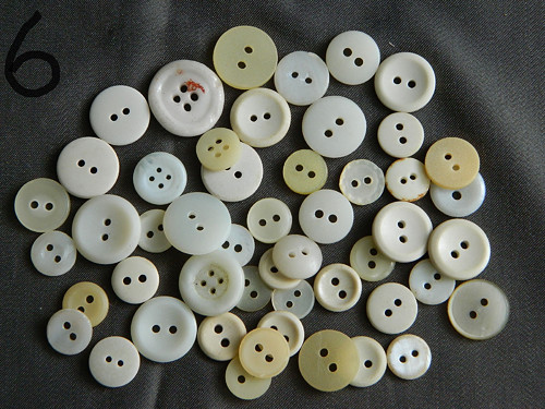 Knoflíky bílé — foto 6