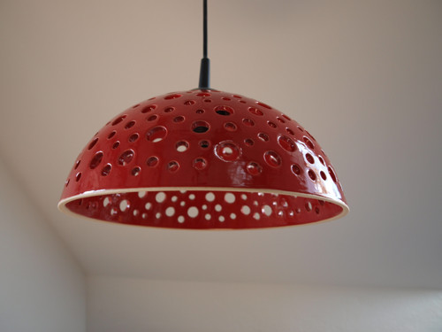 Lustr keramický - REDNESS kosmos — foto 4