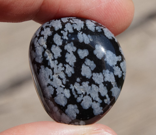 Obsidián sněžný (27 mm) D9344 — foto 2