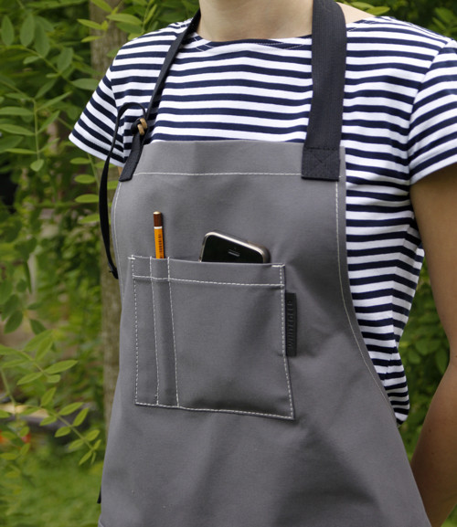 Zástěra No.5 Canvas Gray — foto 6