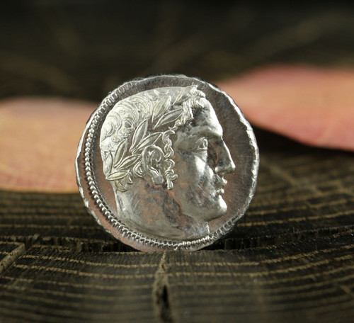 Šekel - Tetradrachma, cínová replika — foto 2