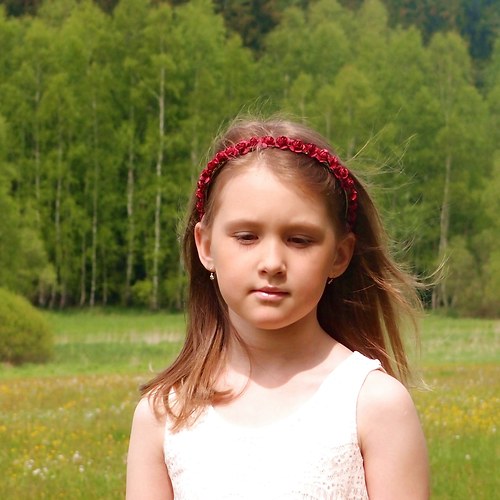 Čelenka - vínové růžičky — foto 6