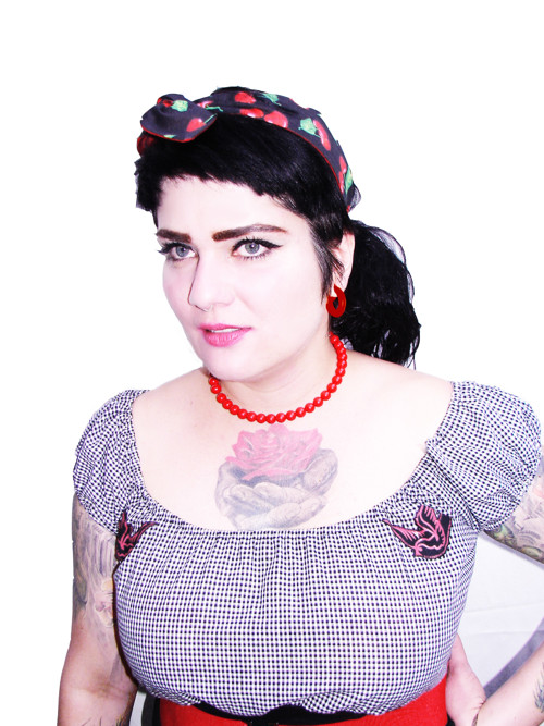Rockabilly šátek Cherry — foto 3
