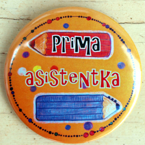 Odznáček VELKÝ 6 cm pro asistentku II — foto 2