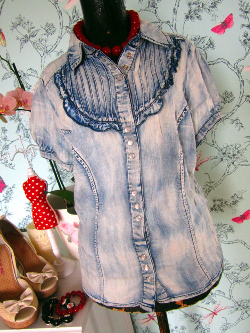 Halenka jeans romantic — foto 3