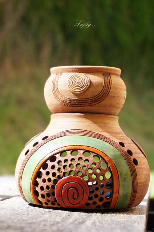 Aromalampa " Červená spirálka" — foto 2
