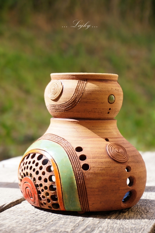 Aromalampa " Červená spirálka" — foto 4
