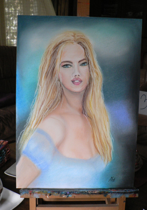 Spadla z nebe - suchý pastel — foto 2