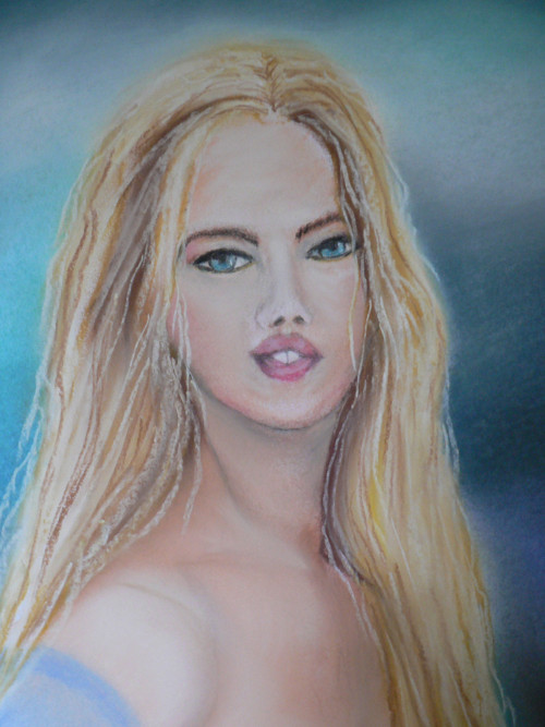 Spadla z nebe - suchý pastel — foto 3