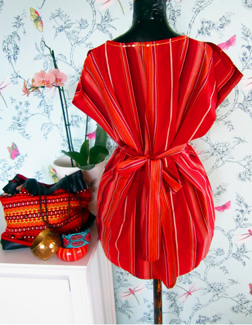 Top etno boho pruhy — foto 4