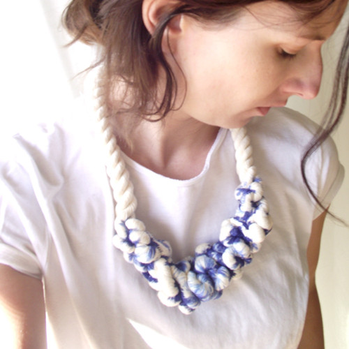 Z lana / náhrdelník indigo I — foto 3