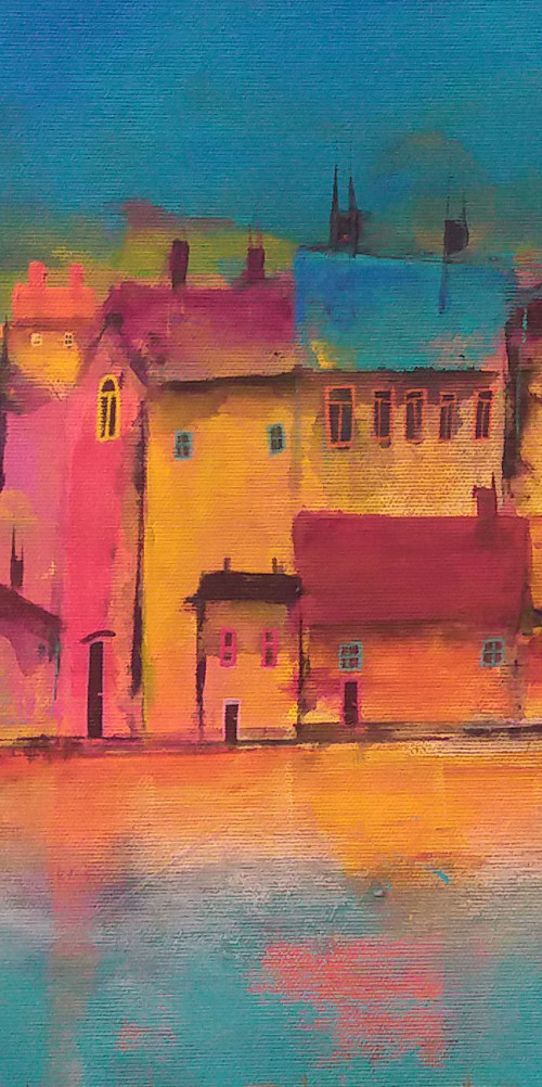 Barevné pobřeží - 60x50cm — foto 3
