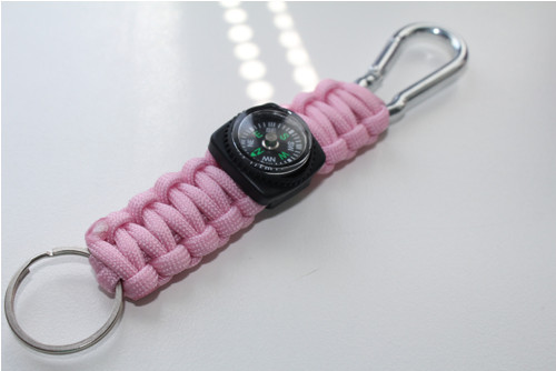 Paracord klíčenka s kompasem — foto 2