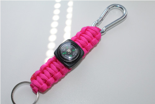 Paracord klíčenka s kompasem — foto 3