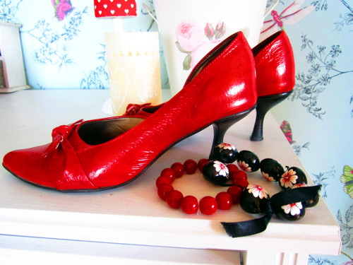 Střevíčky retro red — foto 3