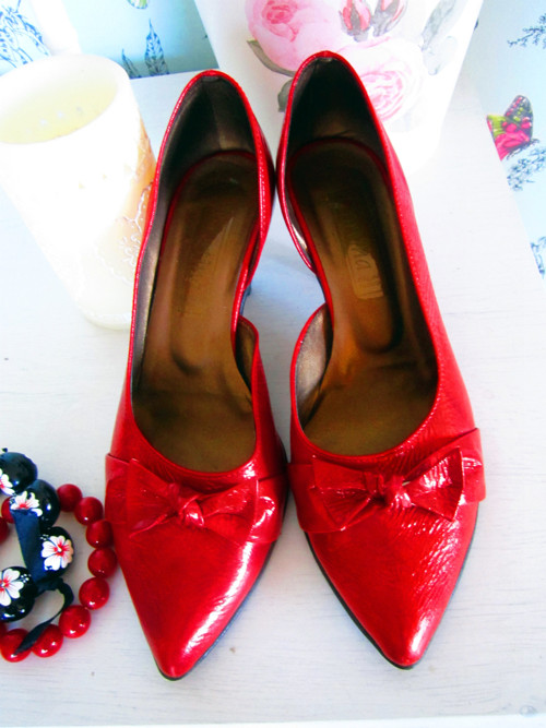 Střevíčky retro red — foto 4