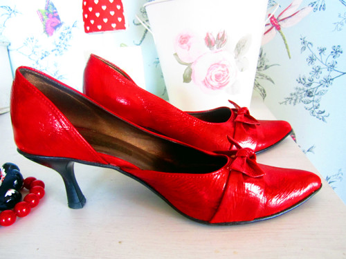 Střevíčky retro red — foto 5