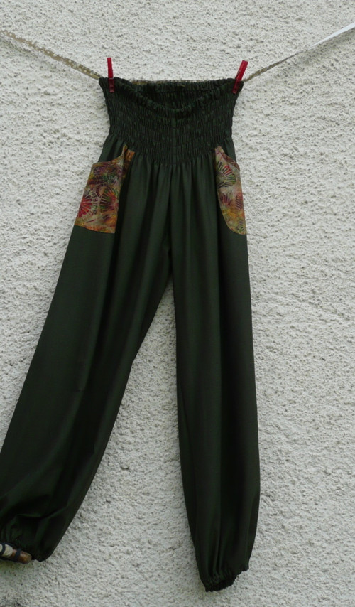 Turecké kalhoty Khaki — foto 2