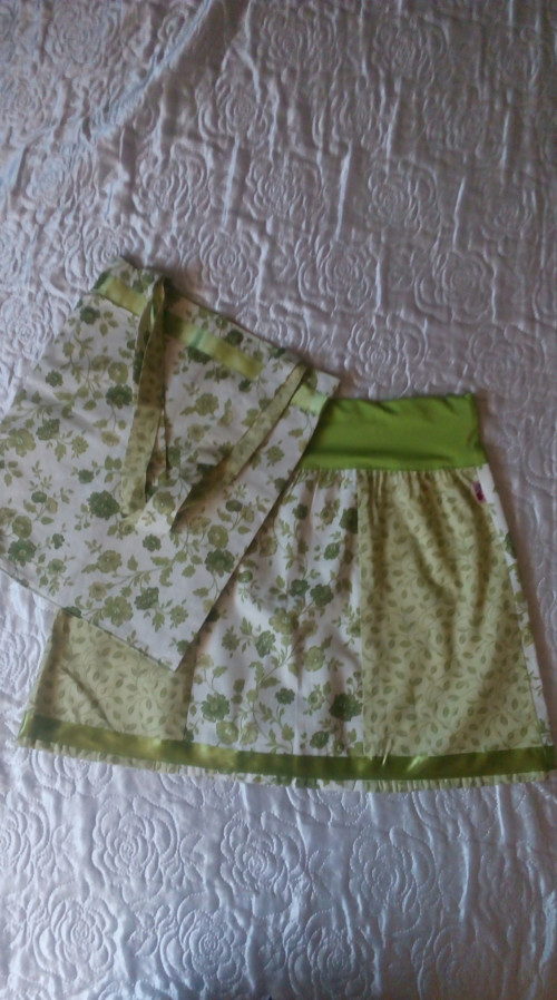 Jarní zelená látková taška — foto 3