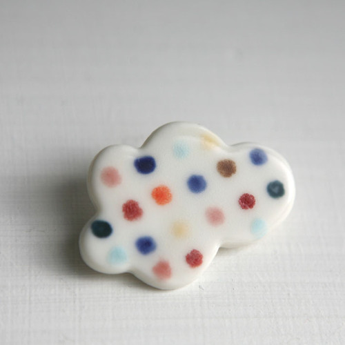 Barevné léto (porcelánová brož) — foto 2