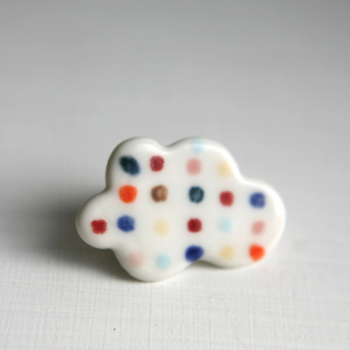 Barevné léto (porcelánová brož) — foto 3
